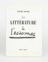 GRACQ Julien La Littérature à l'estomac José Corti 1950