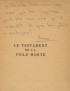 THOMAS Colette RENÉ Le Testament de la fille morte Gallimard 1954 édition originale envoi autographe signé Charles Estienne