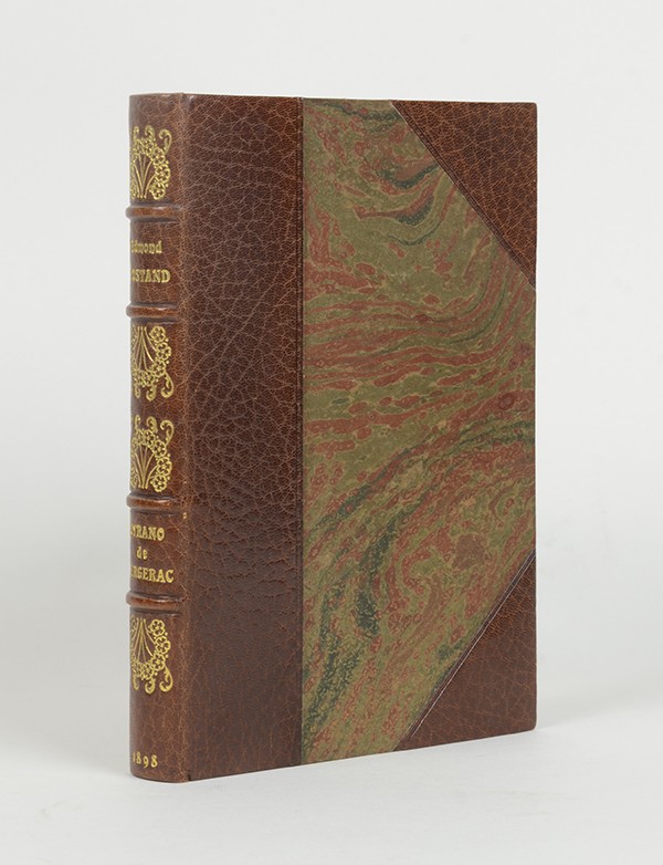 ROSTAND Edmond Cyrano de Bergerac 1898 Charpentier et Fasquelle édition originale sur Japon grand papier demi-maroquin de Kiefer