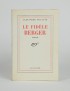 VIALLATE Alexandre Le Fidèle Berger Gallimard 1942 édition originale alfa mousse seul grand papier rare