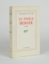 VIALLATE Alexandre Le Fidèle Berger Gallimard 1942 édition originale alfa mousse seul grand papier rare