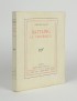 VIALATTE Alexandre Battling Le Ténébreux Nouvelle Revue Française 1928 édition originale réimposés sur vergé Lafuma Navarre