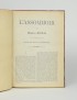 ZOLA Émile L’Assommoir Le Bien public 1876 édition originale de la première partie rarissime reliure la Bradel de Carayon