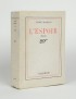 MALRAUX André L'Espoir Gallimard 1937 édition originale vélin blanc de Hollande grand papier broché