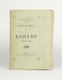 NERVAL Gérard de La Bohême galante Michel Lévy Frères 1855 édition originale rarissime exemplaire sur vélin fort grand papier