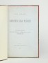 VERLAINE Paul Romances sans paroles Lepelletier 1874 édition originale envoi autographe signé à Armand Sylvestre reliure Canape