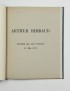 RIMBAUD Arthur Lettre dite du Voyant Messein 1954 édition originale Chine grand papier reliure souple à décor de Louise Bescond