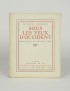 CONRAD Joseph Sous les yeux d'occident Nouvelle Revue Française 1920 édition originale française vergé pur fil grand papier broc