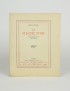 CONRAD Joseph La Flèche d'or Nouvelle Revue Française 1928 édition originale française vergé Lafuma Navarre grand papier broché