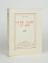 CONRAD Joseph Entre terre et mer Nouvelle Revue Française 1929 édition originale française vergé Lafuma Navarre grand papier bro