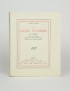 CONRAD Joseph La Ligne d'ombre Nouvelle Revue Française 1929 édition originale française vergé Lafuma Navarre grand papier broch