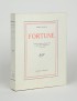 CONRAD Joseph Fortune Librairie Gallimard 1933 édition originale française vergé pur fil grand papier broché