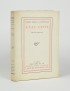 DRIEU LA ROCHELLE Pierre État-civil Nouvelle Revue Française 1921 édition originale vélin pur fil envoi autographe signé à Jean 