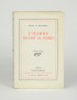 DRIEU LA ROCHELLE Pierre L’Homme couvert de femmes Nouvelle Revue Française 1925 édition originale envoi à Jean Schlumberger