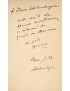 DRIEU LA ROCHELLE Pierre l’Europe contre les patries Gallimard 1931 édition originale envoi autographe signé à Jean Schlumberger