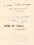 DRIEU LA ROCHELLE Pierre Drôle de voyage Gallimard 1933 édition originale vélin pur fil envoi autographe signé Jean Schlumberger