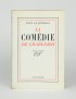 DRIEU LA ROCHELLE Pierre La Comédie de Charleroi Gallimard 1934 édition originale vélin pur fil envoi à Jean Schlumberger