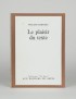 BARTHES Roland Le Plaisir du texte Seuil Tel quel 1973 édition originale envoi autographe signé à Maurice Nadeau