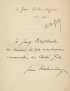 GIDE André Retour de l'enfant prodigue Nouvelle Revue française 1912 édition collective envoi autographe signé Jean Schlumberger