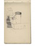 SCHLUMBERGER Jean Carnet de douze dessins originaux datant de 1893 1895 à la plume et au crayon Mont Saint Michel Dinan