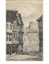 SCHLUMBERGER Jean Carnet de douze dessins originaux datant de 1893 1895 à la plume et au crayon Mont Saint Michel Dinan