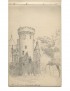 SCHLUMBERGER Jean Carnet de douze dessins originaux datant de 1893 1895 à la plume et au crayon Mont Saint Michel Dinan