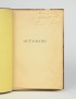 GONCOURT Edmond de Outamaro Charpentier 1891 édition originale sur Hollande grand papier envoi autographe signé à Léon Hennique 