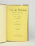 BLOY Léon Vie de Mélanie Mercure de France 1912 édition originale Japon impérial grand papier rplein maroquin de Semet et Plumel