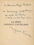 YOURCENAR Marguerite La Mort conduit l'attelage Bernard Grasset 1934 édition originale envoi autographe signé à Roger Bodart