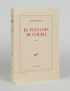 MODIANO Patrick Du plus loin de l'oubli Gallimard 1995 édition originale vergé blanc de Hollande grand papier