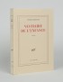 MODIANO Patrick Vestiaire de l'enfance Gallimard 1989 édition originale vergé blanc de Hollande Van Gelder grand papier