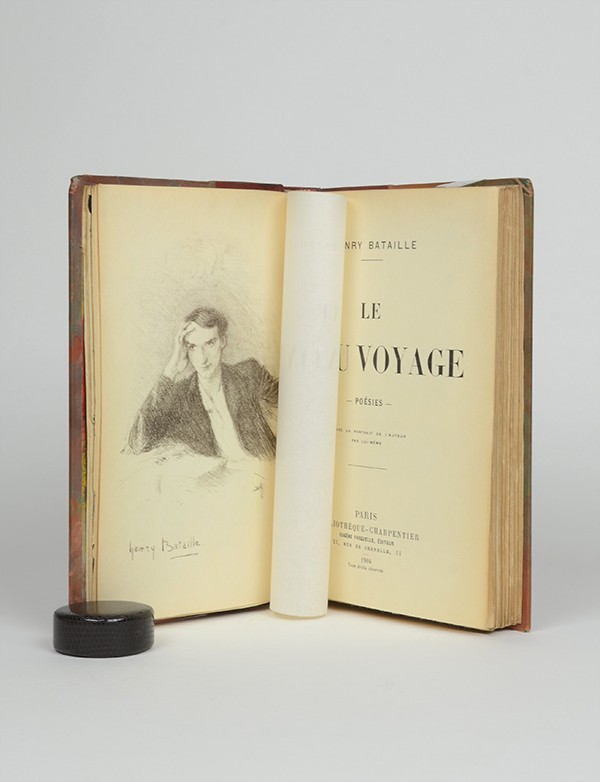 BATAILLE Henry Le Beau voyage Charpentier 1904 édition originale sur Japon grand papier relié en demi-maroquin par Franz