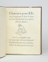 MAILLOL Aristide VERLAINE Paul Chansons pour elle Helleu 1939 édition illustrée de 28 bois triple suite reliure de Jacques Antho