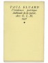 ELUARD Paul L'Evidence poétique GLM Habitude de la poésie 1937 édition originale sur papier bicolore orange et jaune paille