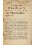 DERRIDA Jacques Le Théâtre de la cruauté et la clôture de la représentation Critique n° 230 juillet 1966 édition originale envoi