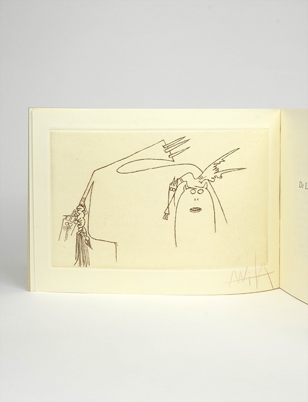 CHAR René De la sainte famille au droit à la paresse 1976 édition originale Japon eau forte originale signée de Wifredo Lam