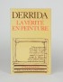 DERRIDA Jacques La Vérité en peinture Flammarion 1978 édition originale envoi autographe signé à Max Loreau et Francine service 