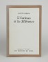 DERRIDA Jacques L'écriture et la différence Seuil Tel quel 1967 édition originale envoi autographe signé à Max Loreau