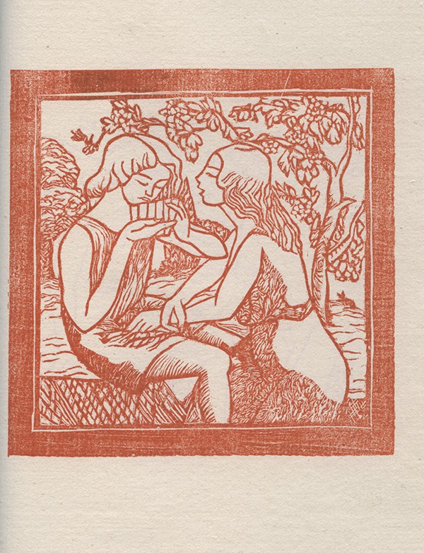 LONGUS Les Pastorales de Longus ou Daphnis & Chloé Gonin 1937 46 bois de Aristide Maillol suite relié par Pourrieux